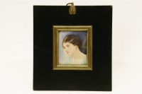 Lot 137A - Mid 20th century 
PORTRAIT OF A YOUNG WOMAN
Monogrammed IPG l.r.