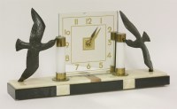 Lot 379 - An Art Deco table clock