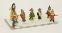 Lot 124 - Snow White & The Seven Dwarfs (1654) produced by Britains with Walt Disney's permission in 1939