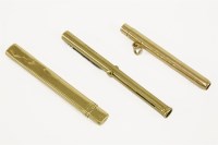Lot 43 - A 9ct gold self propelling dual pencil and fountain pen by Sampson Mordan