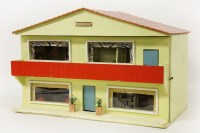 Lot 407 - A dolls house