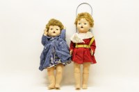Lot 177 - Two Pedigree celluloid dolls