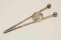 Lot 89 - A pair of Asprey of London silver plated ice tongs