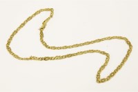 Lot 22 - A 9ct gold flat filed figure of eight chain
9.64g