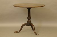 Lot 539 - A George III Cuban mahogany tripod table