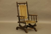 Lot 581 - A child's rocking chair
