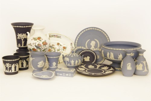 Lot 247 - A quantity of Wedgwood Jasperware and porcelain