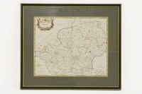 Lot 435 - A map of Hertfordshire by Robert Morden