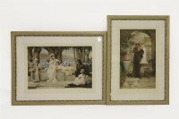 Lot 428 - Two framed and glazed study prints