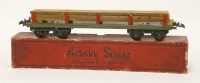Lot 162 - A Hornby series 'Timber Wagon no.2' Gauge 0 complete in original box