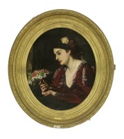 Lot 417 - Edward Charles Barnes (1830-1882)
PORTRAIT OF A SPANISH LADY