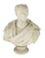 Lot 143 - A large classical plaster bust