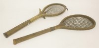 Lot 154 - A lopsided lawn tennis racket