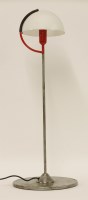Lot 475 - A steel table lamp