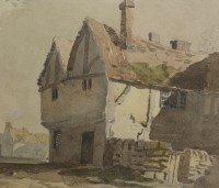Lot 311 - John Varley OWS (1778-1842)
SKETCH OF AN OLD HOUSE
Watercolour over pencil
17.5 x 19.5cm