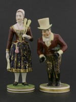 Lot 39 - A pair of Derby figures