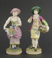 Lot 44 - A pair of Minton figures