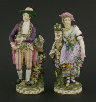 Lot 46 - A pair of Minton figures