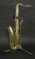 Lot 232 - A tenor saxophone