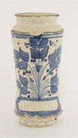 Lot 3 - An albarello vase