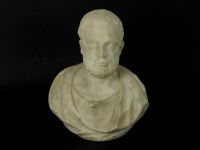 Lot 118 - An antique carved marble bust