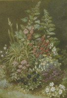 Lot 337 - Marian Chase (1844-1905)
FLOWERS IN A BORDER
Signed l.l.