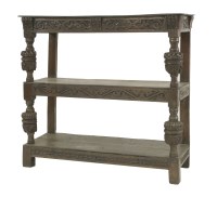 Lot 497 - An oak buffet