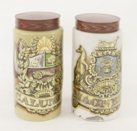 Lot 126 - Two apothecary's jars