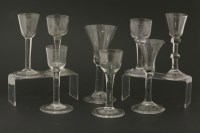 Lot 30 - Eight wine glasses