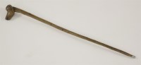 Lot 88 - An English Folk Art walking stick