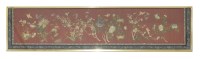 Lot 179 - A Chinese embroidery panel