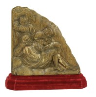 Lot 216 - A South German limewood carving