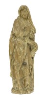 Lot 217 - A German figure of Mary the Virgin