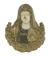 Lot 218 - A Flemish wall appliqué of the Virgin Mary