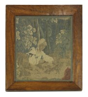 Lot 227 - A tapestry panel fragment