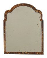 Lot 158 - A tortoiseshell mirror