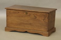 Lot 535 - A small elm coffer