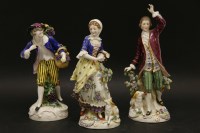 Lot 180 - A pair of figures of a couple