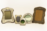 Lot 81 - Four old silver photograph frames
