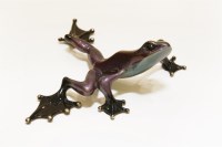 Lot 187 - A Tim Cotterill 'The Frogman' enamelled bronze