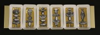 Lot 526 - A set of six Fornasetti 'Spiedi' dishes