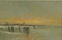 Lot 422 - George Charles Haite (1855-1924)
ON A BRETON BEACH
Signed l.r.