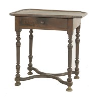 Lot 598 - A mahogany side table