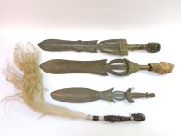 Lot 1362 - Three north African swords