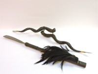 Lot 475 - A Polynesian sword