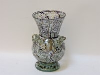 Lot 456 - A soda? glass mosque lamp