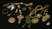 Lot 1592 - A Grosse necklace and earring suite