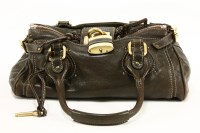 Lot 1133 - A Chloé brown chocolate leather 'Paddington' shoulder bag