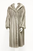 Lot 1400 - An S Jaffa Fur Ltd. sapphire-grey mink coat