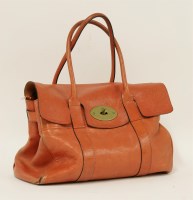 Lot 1081 - A Mulberry red/orange 'Bayswater' handbag